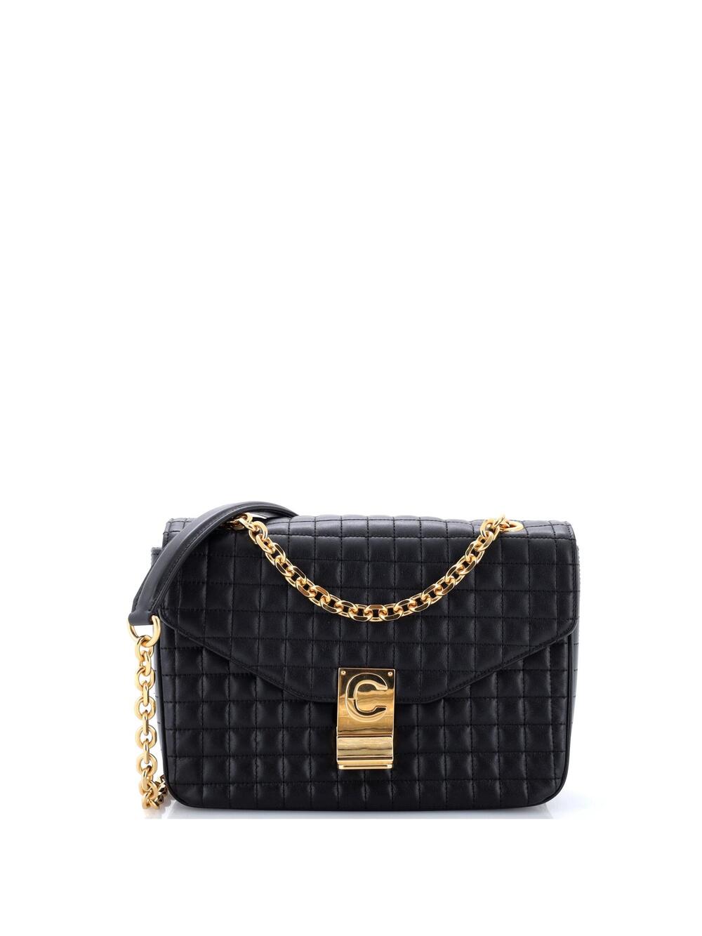 Celine C Bag Quilted Leather Medium #369194C10B